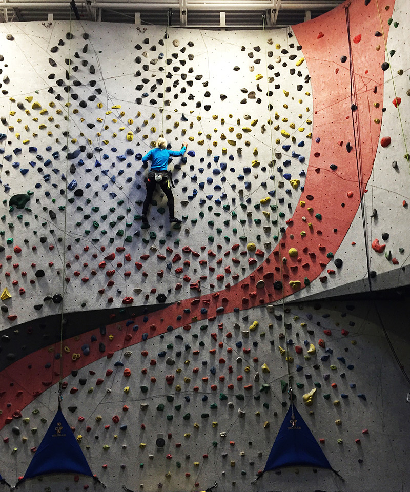 climbing wall