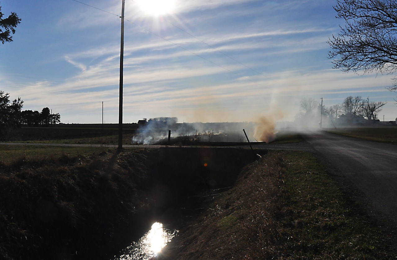 burning ditches