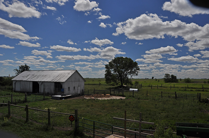 from on top of the hay stack