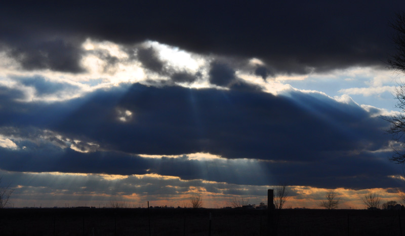 and the skies blew&nbsp;in