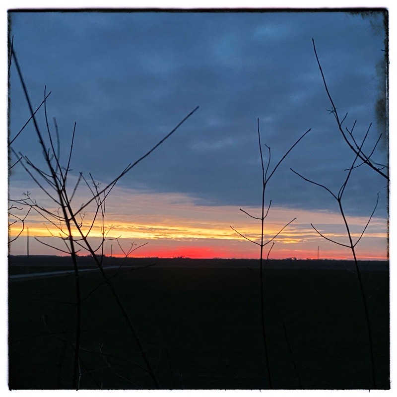 sunrise over the plains