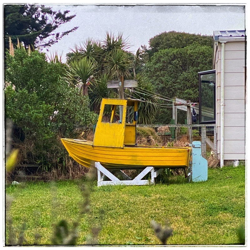 yellow boat