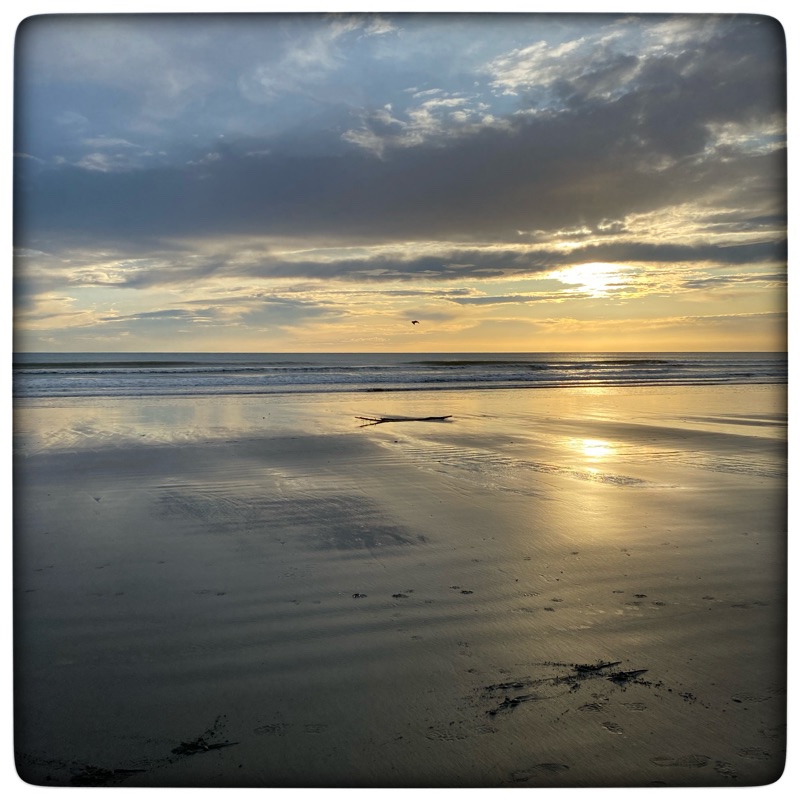 beach at sunset