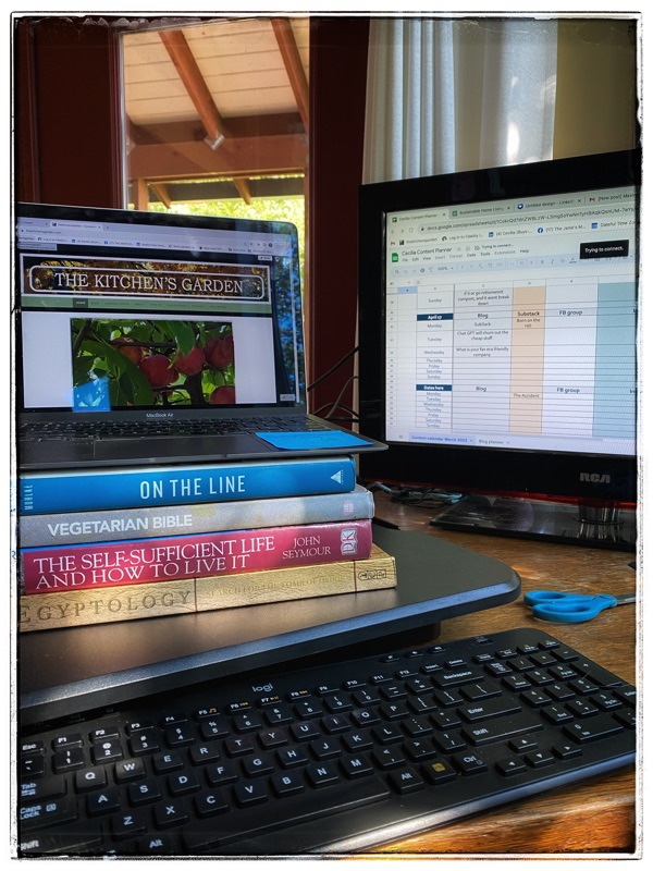 desk top with TV screen as extension screen