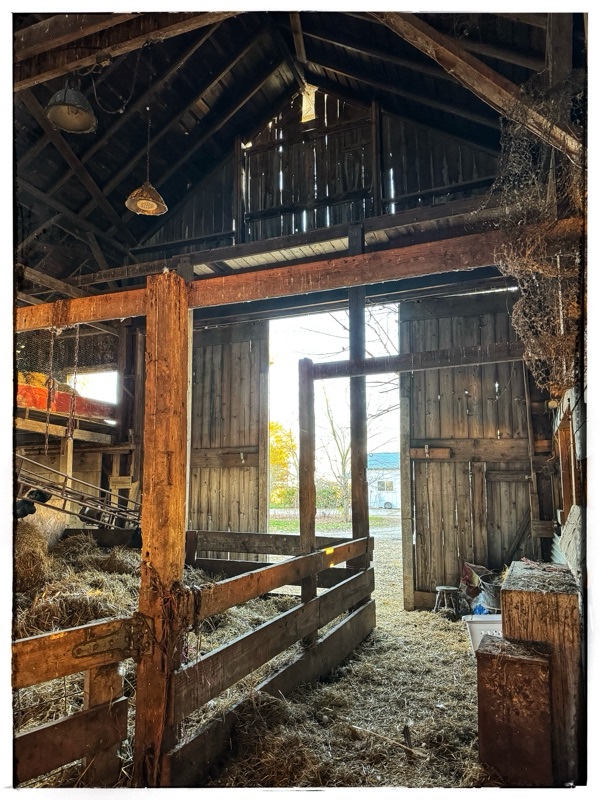 Old wooden American Barn 