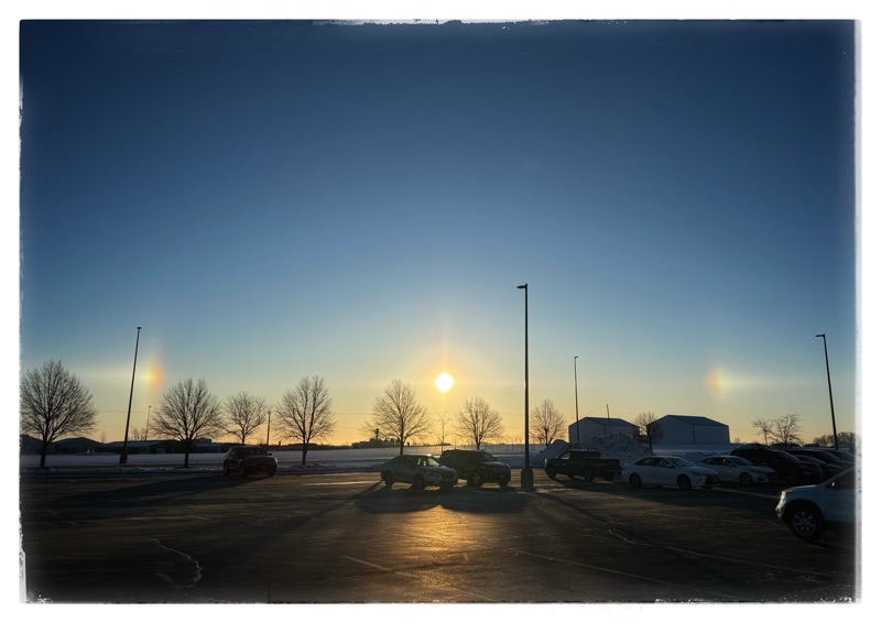 Sun Dogs at my&nbsp;Heels.